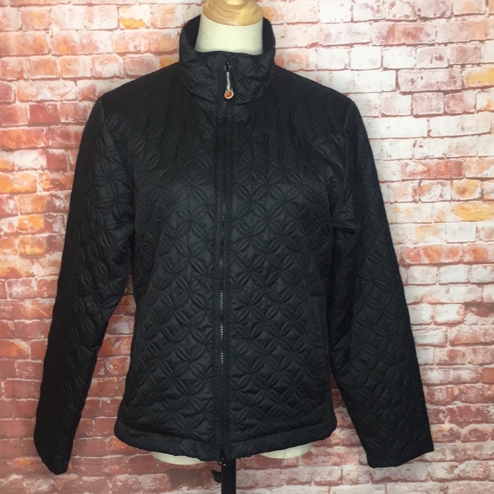 Predator Mountain Wear Black Lightweight Quilted Ski Jacket